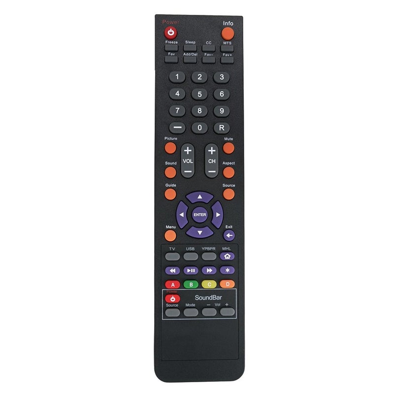 ZdalaMit 142022370010C Replace Remote fit for Sceptre LED HDTV X322BV-MQC8 E558BV-FMQR X409BV-FHDR X505BV-FMQCC X405BV-FMQR X405BV-FMDU E165BV-MQ E205BV-SMQC X322BV-MQR X405BV-FHDR X415BV-FMQR X505BV-FMDR - Image 1